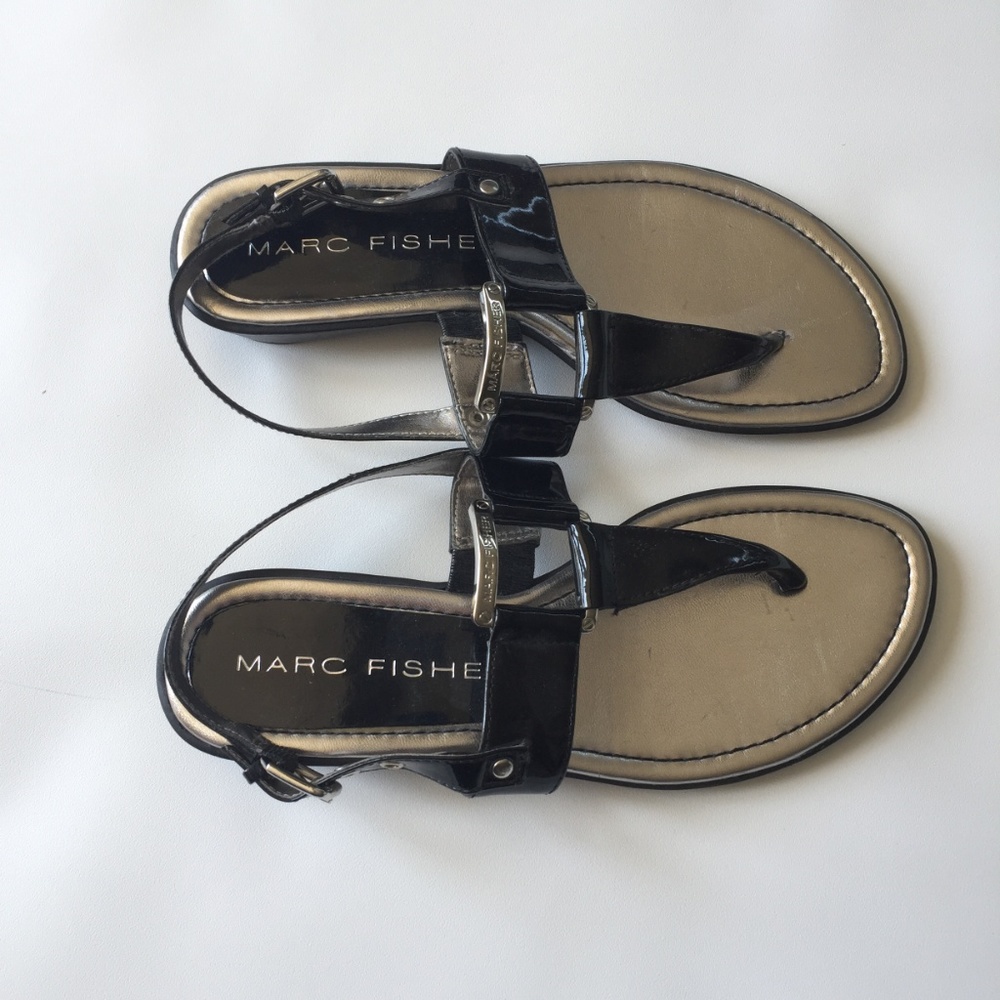 Marc Fisher T-Strap Thong Sandals